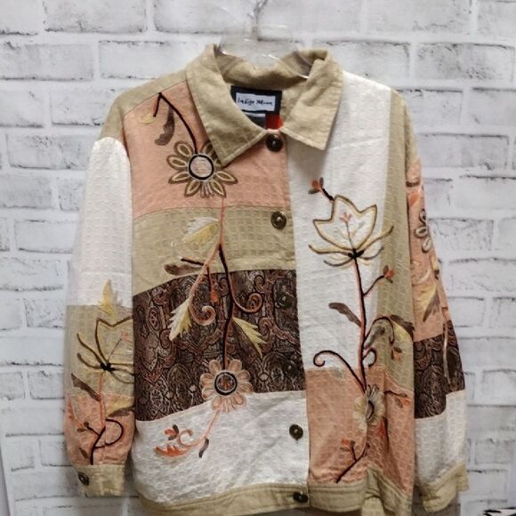 Indigo Moon Women's Embroidered Jacket - Picture 1 of 3